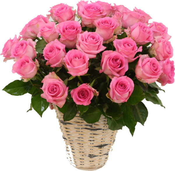 Róże w koszy z dostawą kwiaciarnia internetowa