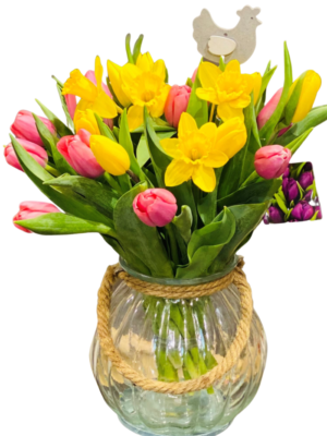 Bukiet tulipanów-kwiaty na święta wielkanocne wyślij pocztą florystyczną