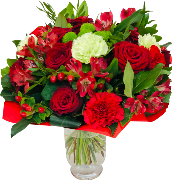 bukiet kwiatów na święta , na walentynki kwiaty dla ukochanej z dostawą poczta i kwiatowa wysyłka