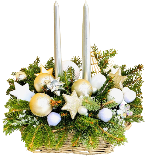 stroik świąteczny na święta Bożego Narodzenia ręcznie wykonany z dostawą pocztą lub kurierem