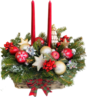 kup stroik świąteczny w kwiaciarni online z dostawą pocztą florystyczną