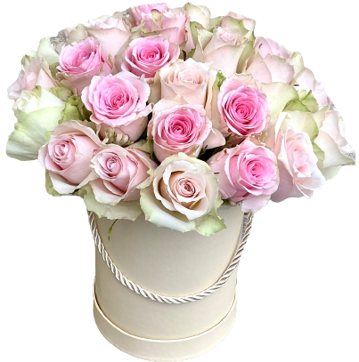 róże w pudełku kup online florystyczna poczta, kwiatowa ogólnopolska dostawa kwiatów do domu