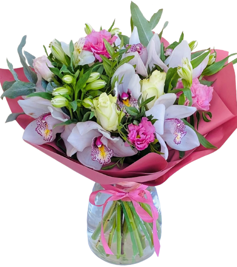 bukiet kwiatów stylowy akcent z dostawa poczta z kwiatami dostawa do domu pocztą, kwiatową