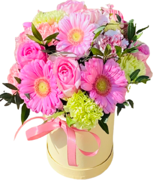 kup online kwiaty w pudełku dostawa pocztą, kwiatowa ogólnopolska poczta z kwiatami