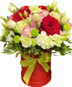 kwiaty w pudełku dostawa do domu lub biura, poczta z kwiatami ogólnopolska internetowa kwiaciarnia